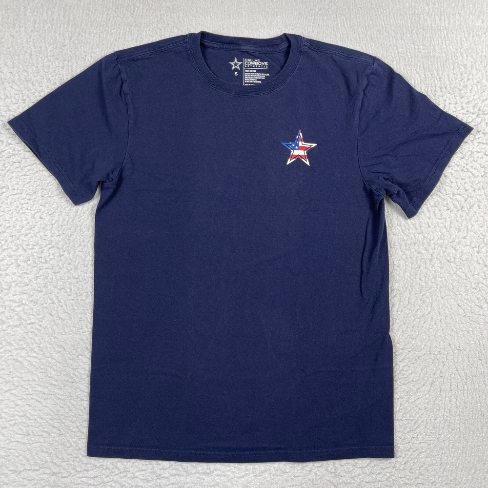 Dallas Cowboys Shirt Mens Small Blue USA NFL Football Americas Team NFC East Tee